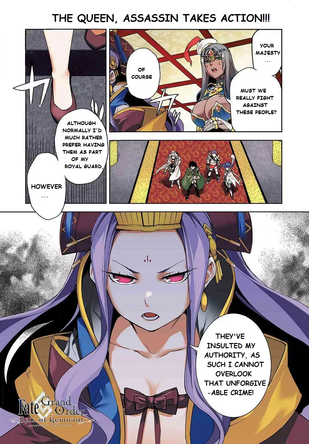 Read Fate/Grand Order -Epic of Remnant- Pseudo-Singularity II: Subterranean World of Folklore, Agartha – Women of Agartha Chapter 12 - Breakdown of Negotiations Online
