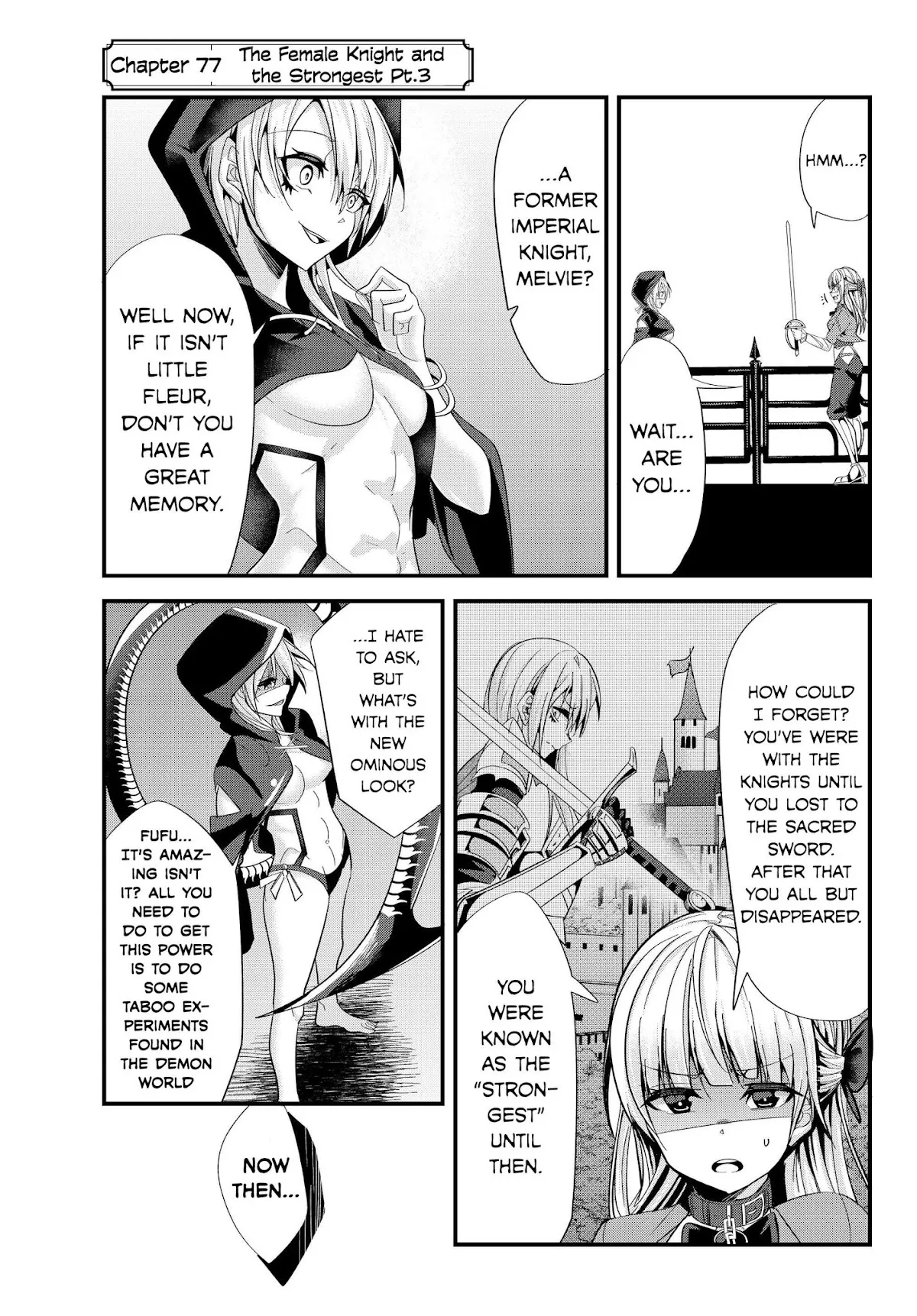 Read A Story About Treating a Female Knight Who Has Never Been Treated as a Woman as a Woman Chapter 77 - The Female Knight and the Strongest Pt.3 Online