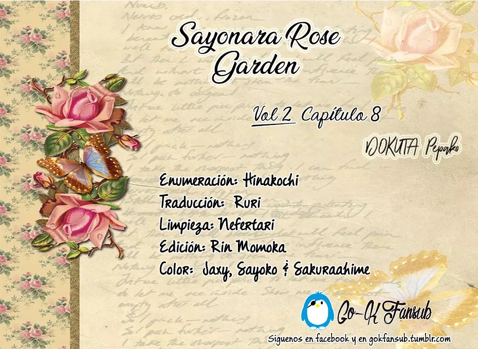Read Goodbye, My Rose Garden Chapter 8 - Finally, the fire of cowardice Online