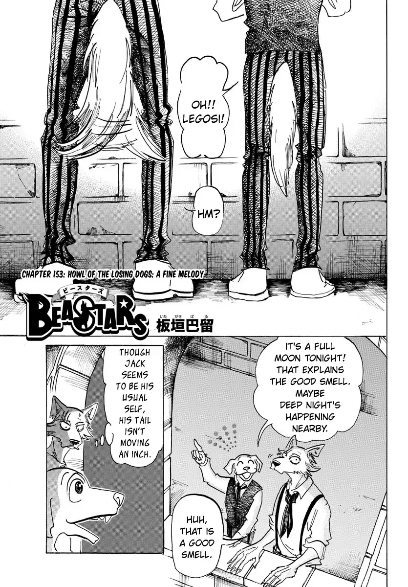 Read Beastars Chapter 153 - Howl of the Losing Dogs: A Fine Melody Online