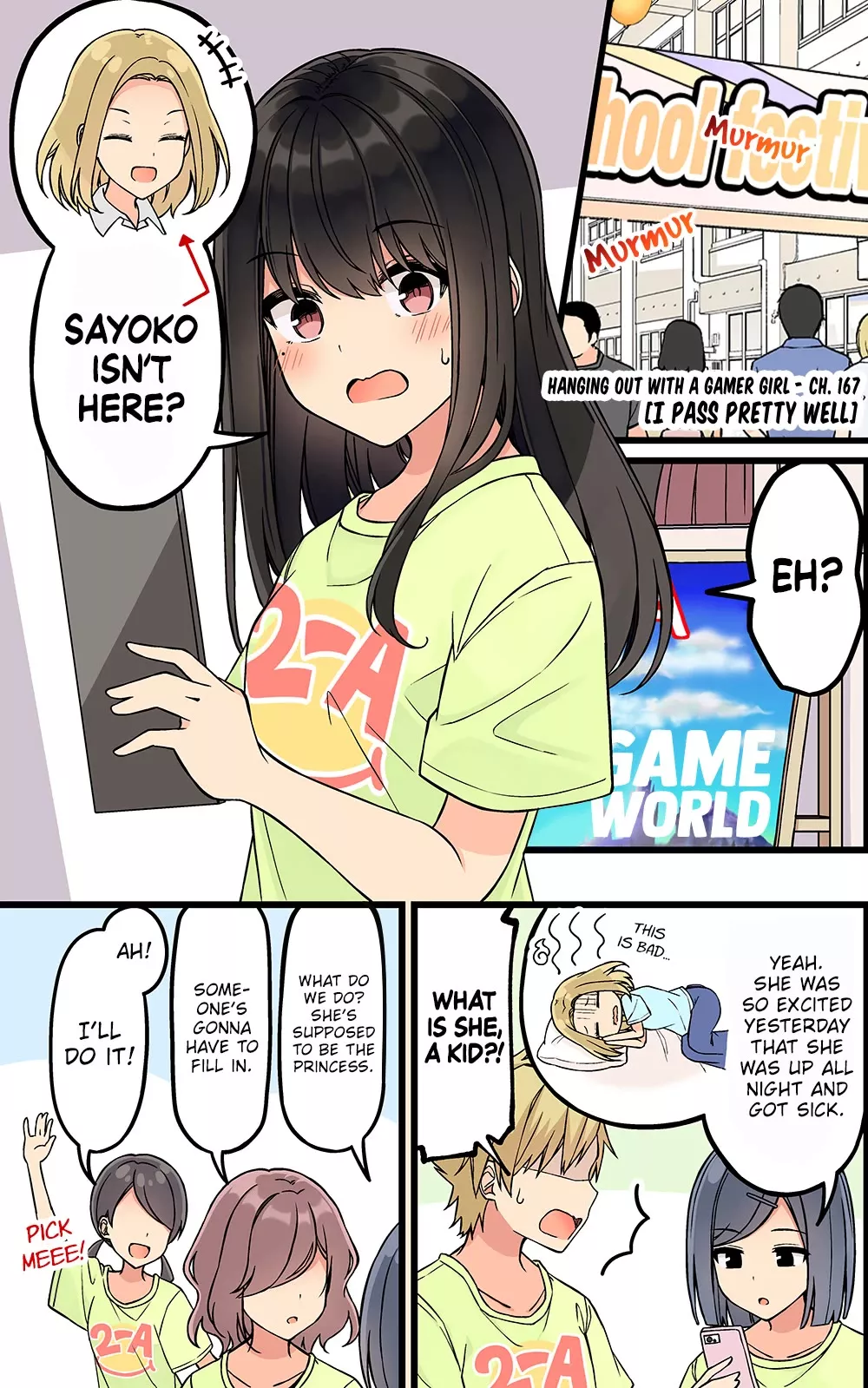 Read Hanging Out With a Gamer Girl Chapter 167 - I Pass Pretty Well Online