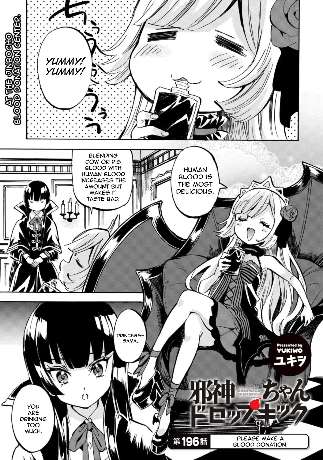 Read Jashin-chan Dropkick Chapter 202 - Please Make a Blood Donation. Online