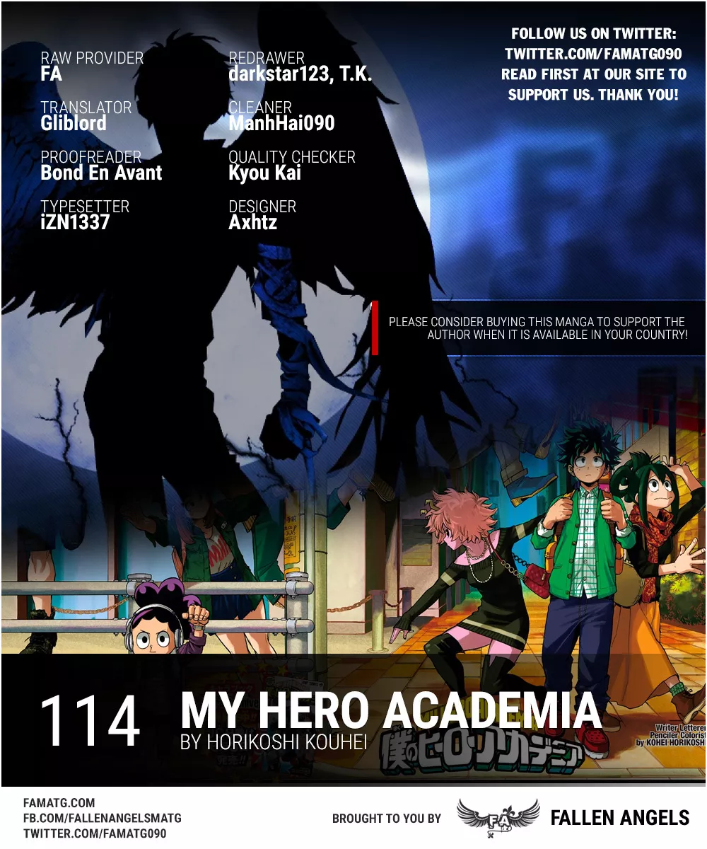 Read Boku no Hero Academia Chapter 114 - Aftermath of the Results Online