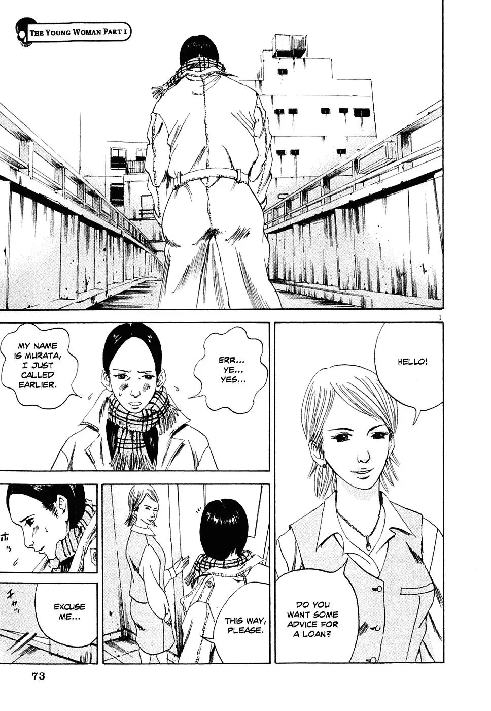 Read Yamikin Ushijima-kun Chapter 3 - The Young Woman (Part 1) Online