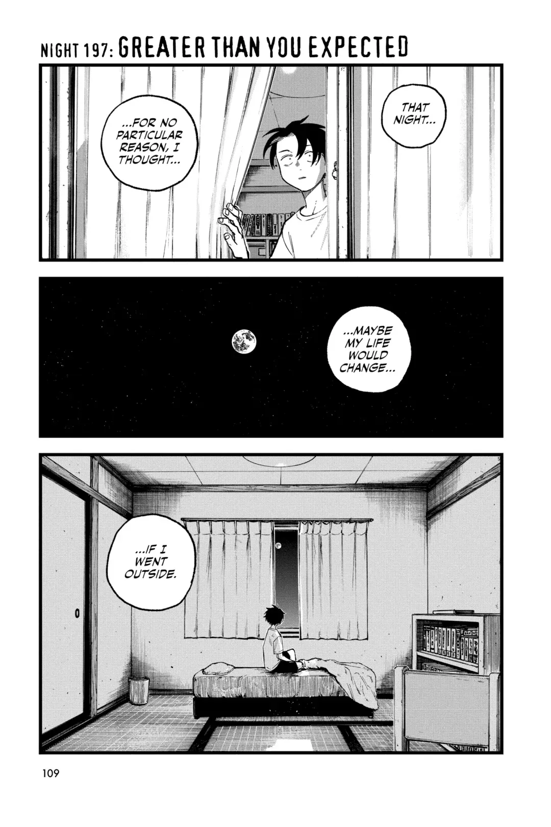 Read Yofukashi no Uta Chapter 197 Online