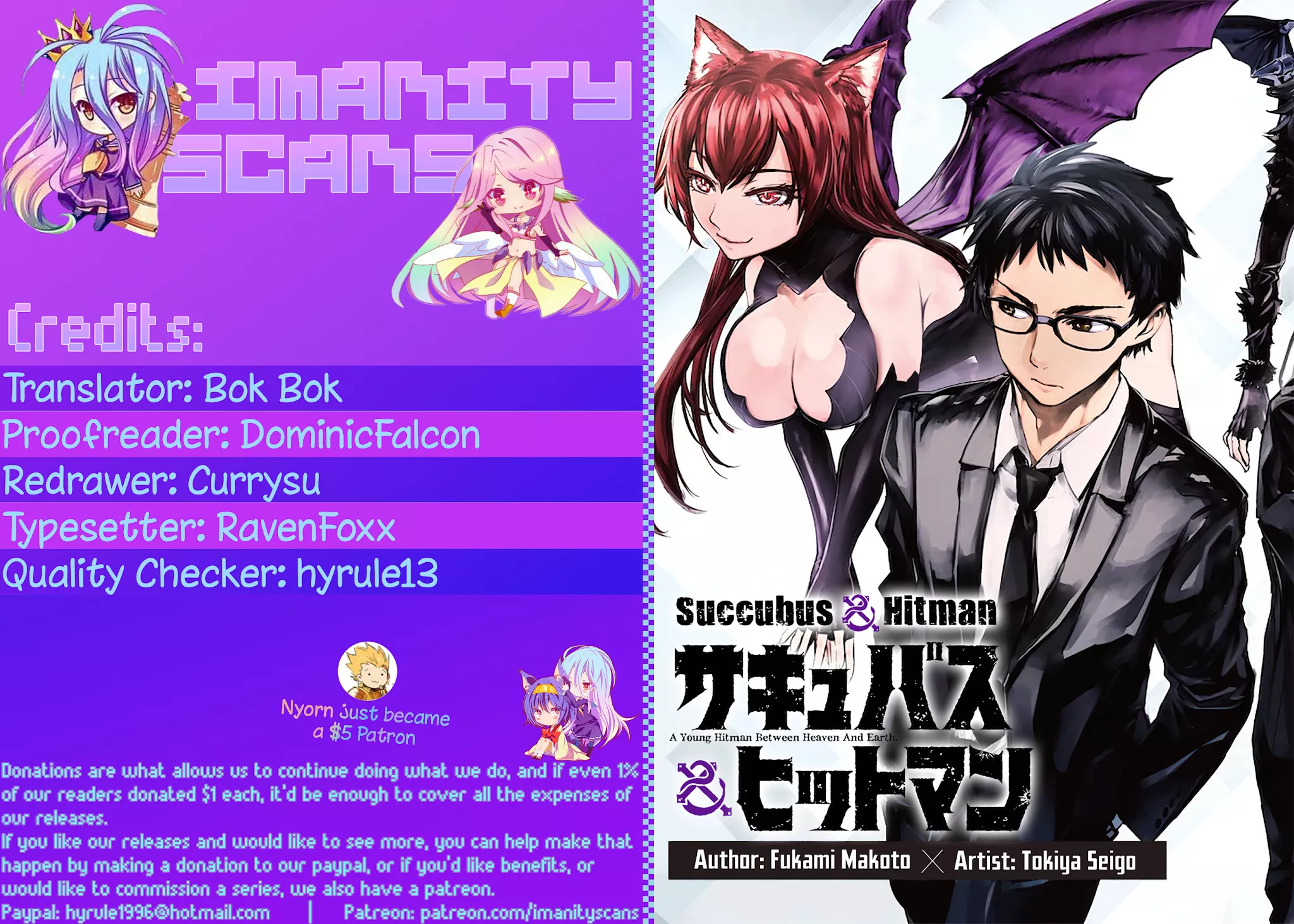 Read Succubus & Hitman Chapter 3 - I'm Him, and He's Dead Online
