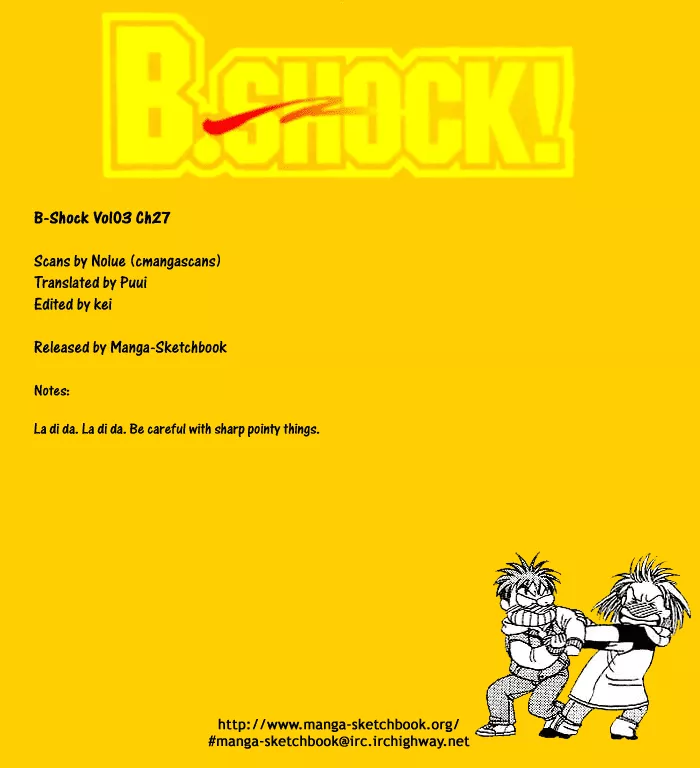 Read B-Shock! Chapter 27 - Leaving the safety distance of one metre! Online