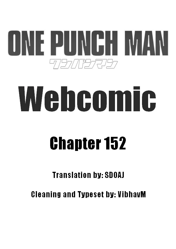 Read Onepunch-Man (ONE) Chapter 152 Online