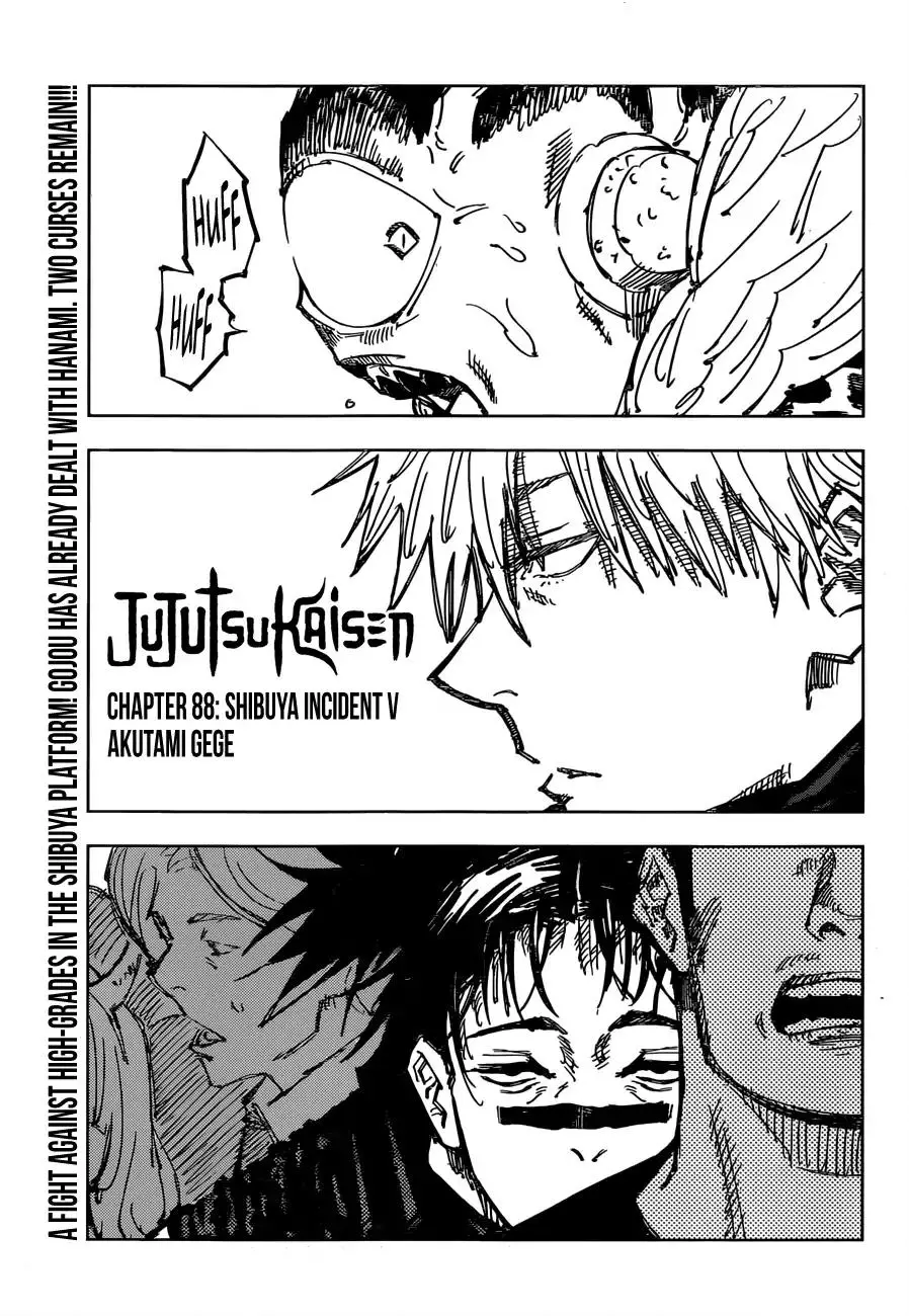 Read Jujutsu Kaisen Chapter 88 - The Shibuya Incident, Part 5 Online