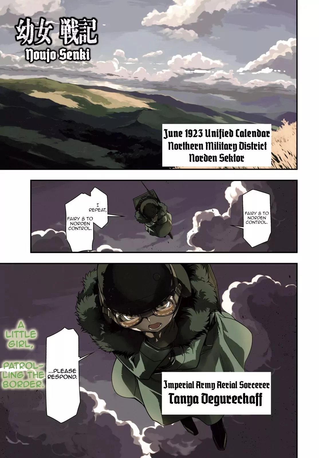 Read Youjo Senki Chapter 1 - The Sky in Norden Online