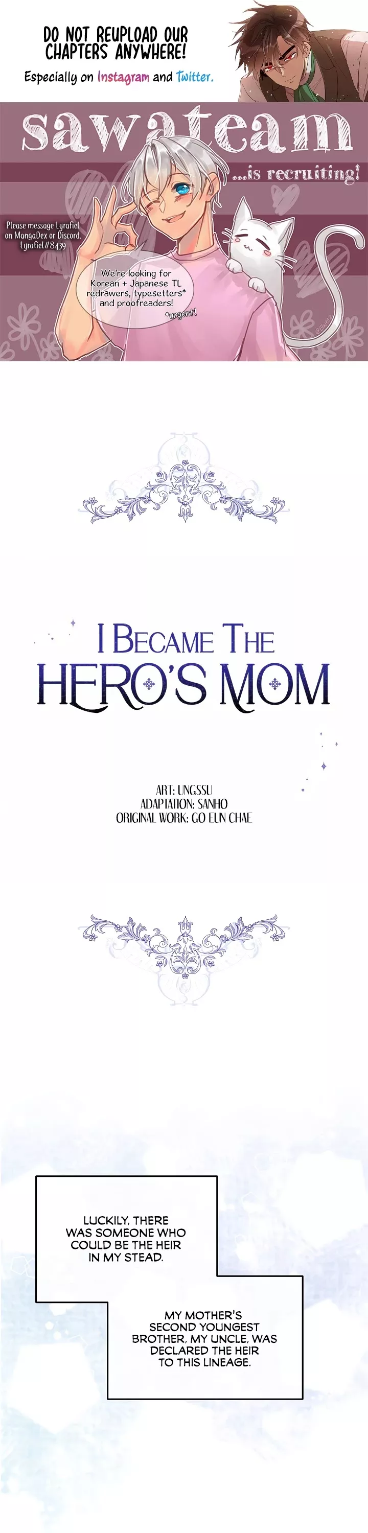 Read I Became the Hero’s Mom Chapter 26 Online