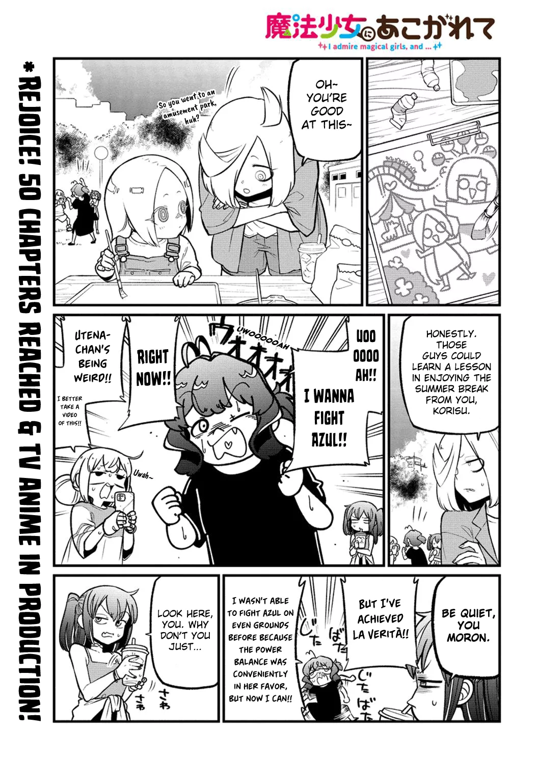 Read Mahou Shoujo ni Akogarete Chapter 50 Online