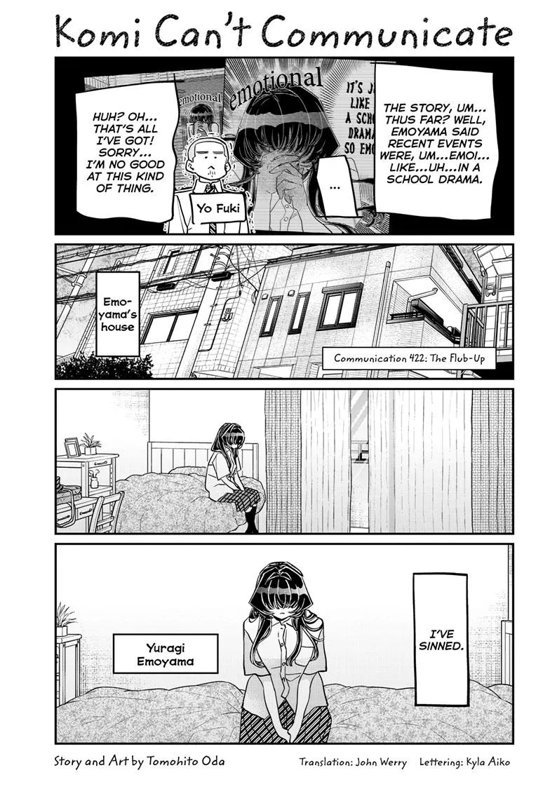 Read Komi-san wa Komyushou Desu Chapter 422 Online