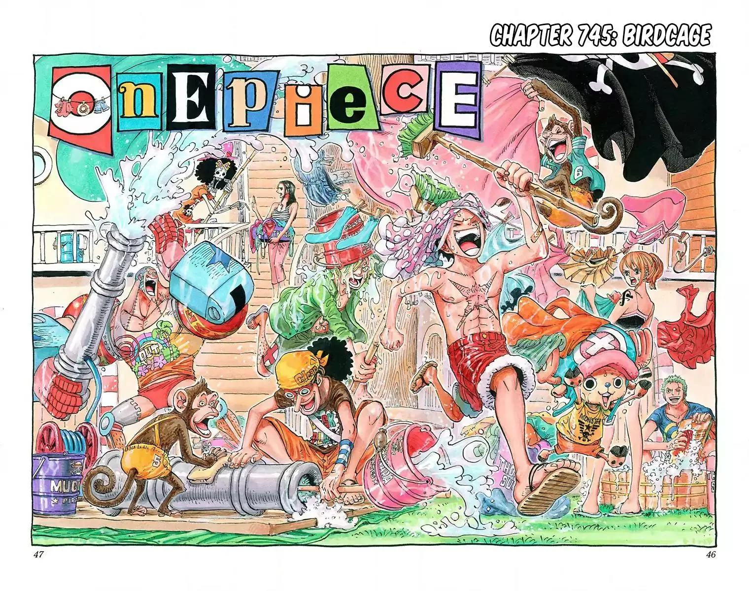 Read One Piece Chapter 745 - Birdcage Online