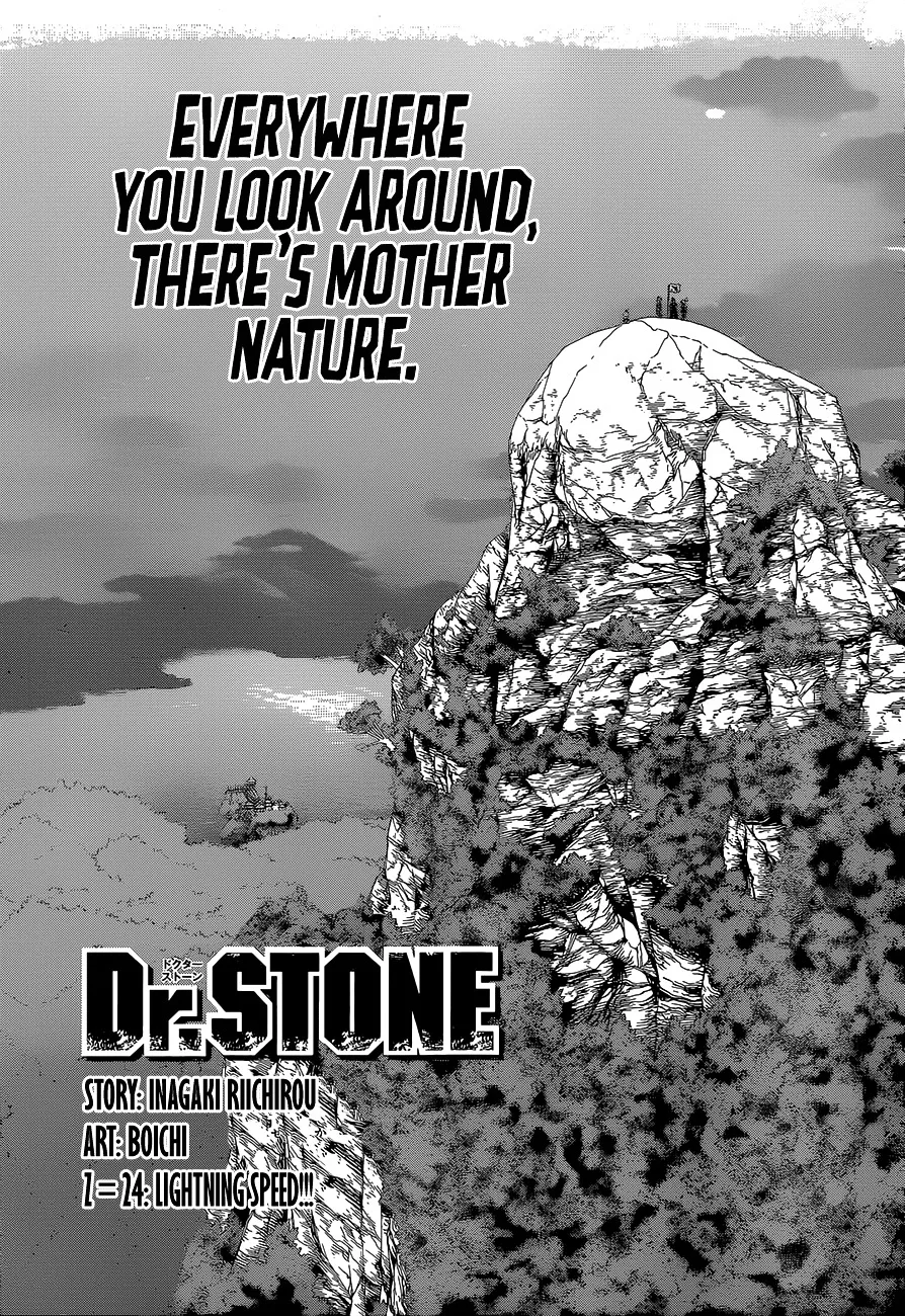 Read Dr. Stone Chapter 24 - Lightning Speed!!! Online