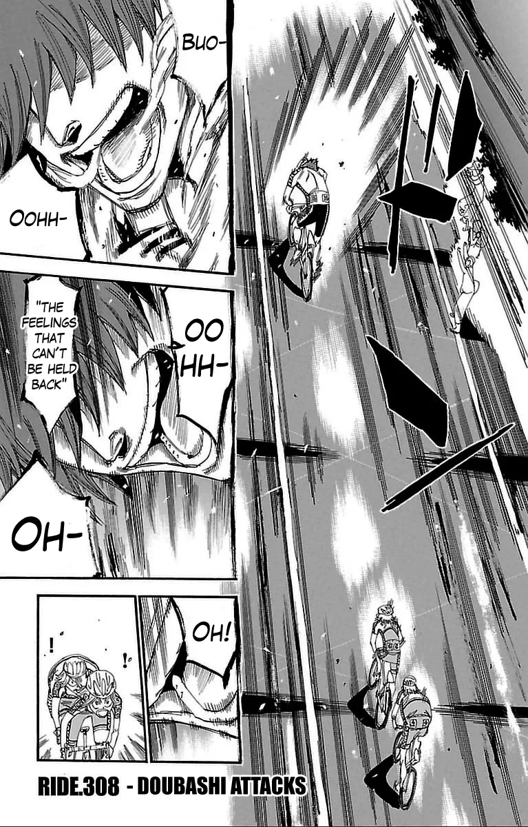 Read Yowamushi Pedal Chapter 308 - Doubashi attacks Online