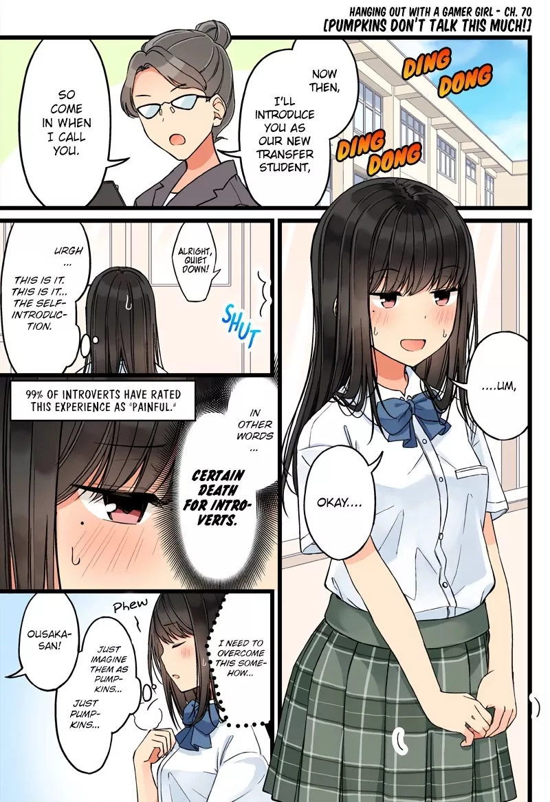 Read Hanging Out With a Gamer Girl Chapter 70 - Pumpkins Don't Talk This Much! Online