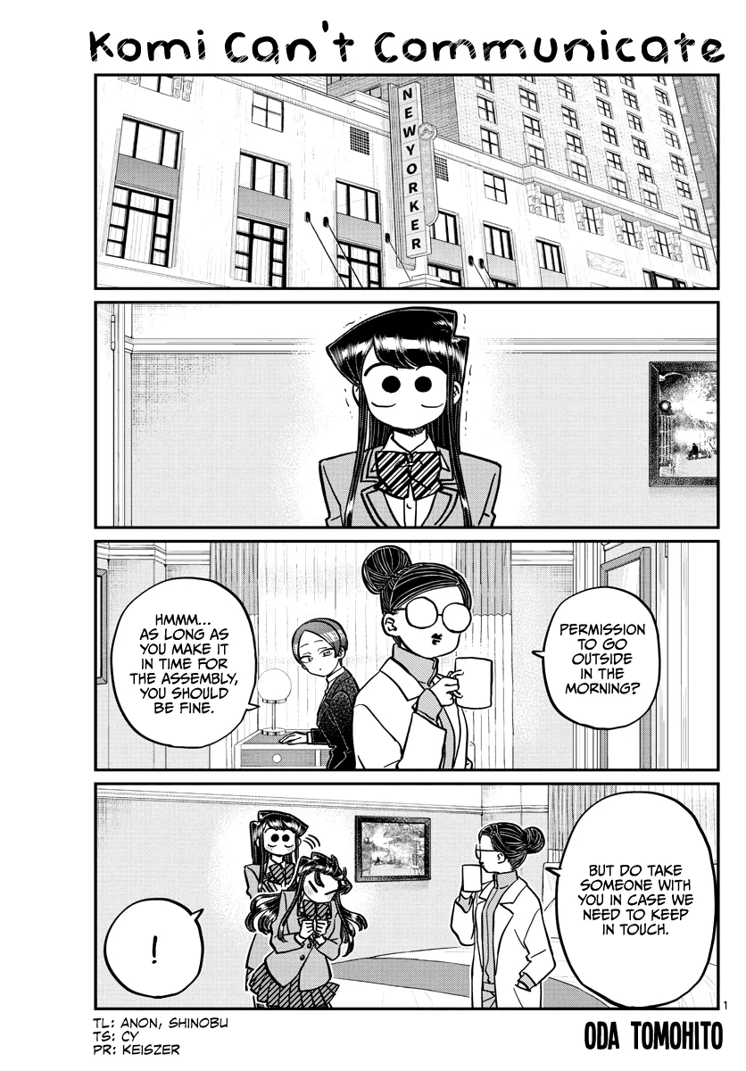 Read Komi-san wa Komyushou Desu Chapter 284 - Reunion Online