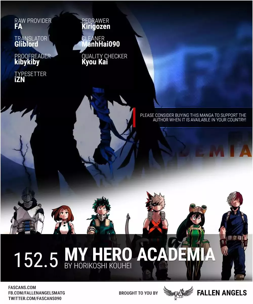 Read Boku no Hero Academia Chapter 152.5 - Extra Online