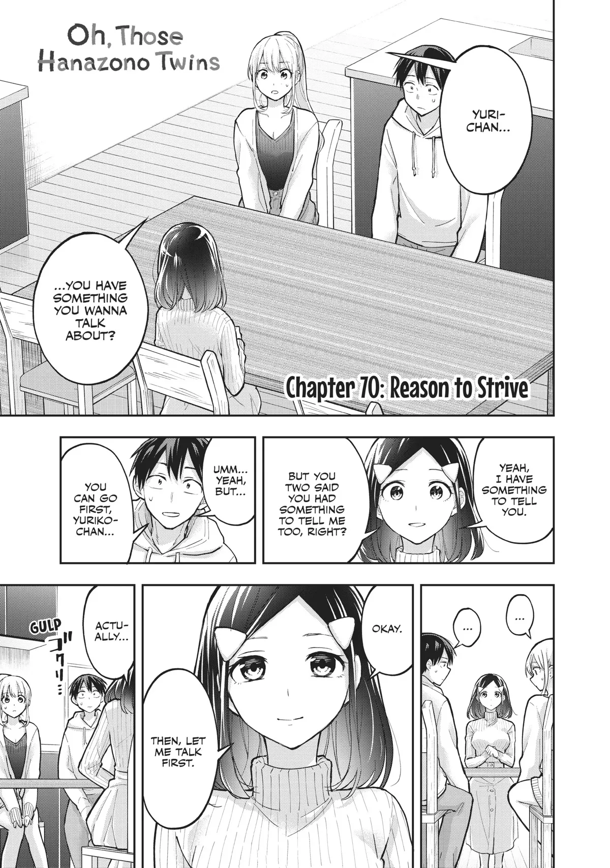 Read Hanazono-san Chi no Futago-chan Chapter 70 Online