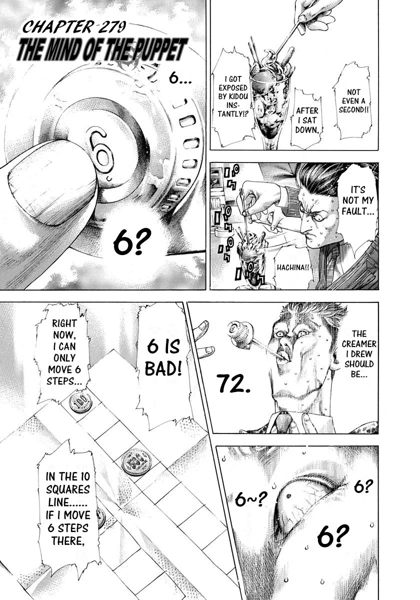 Read Usogui Chapter 279 - The Mind Of The Puppet Online