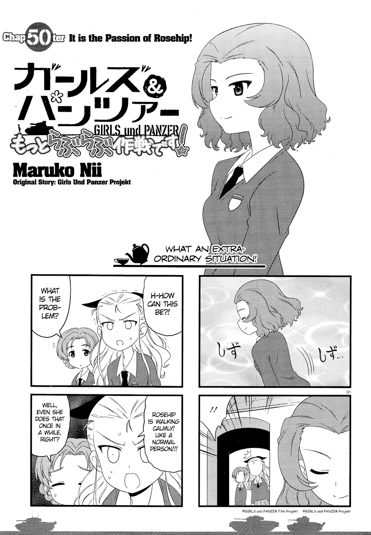 Read Girls & Panzer – Motto Love Love Sakusen desu! Chapter 50 - It is the Passion of Rosehip! Online