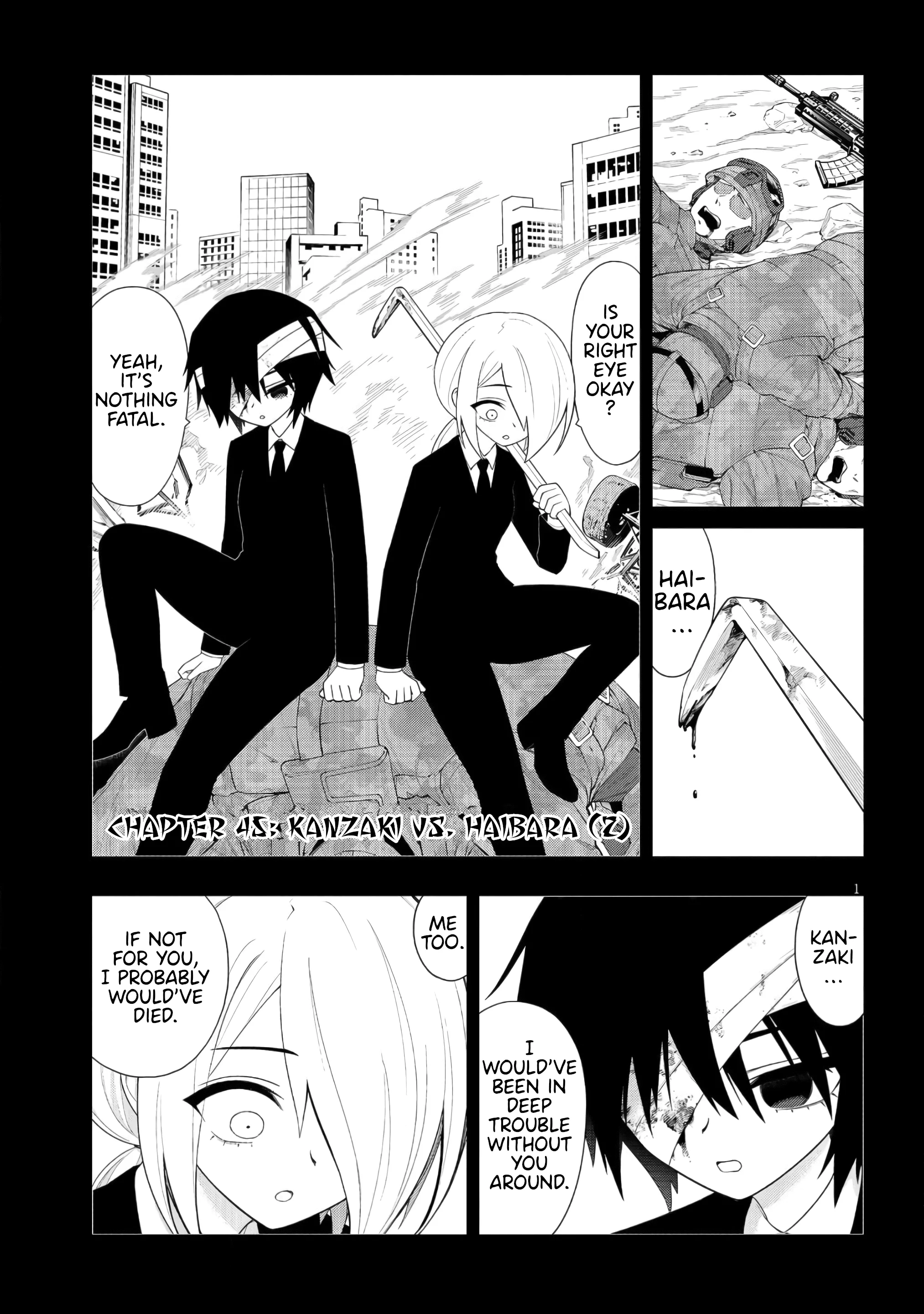 Read Ingoku Danchi Chapter 45 - Kanzaki vs. Haibara (2) Online