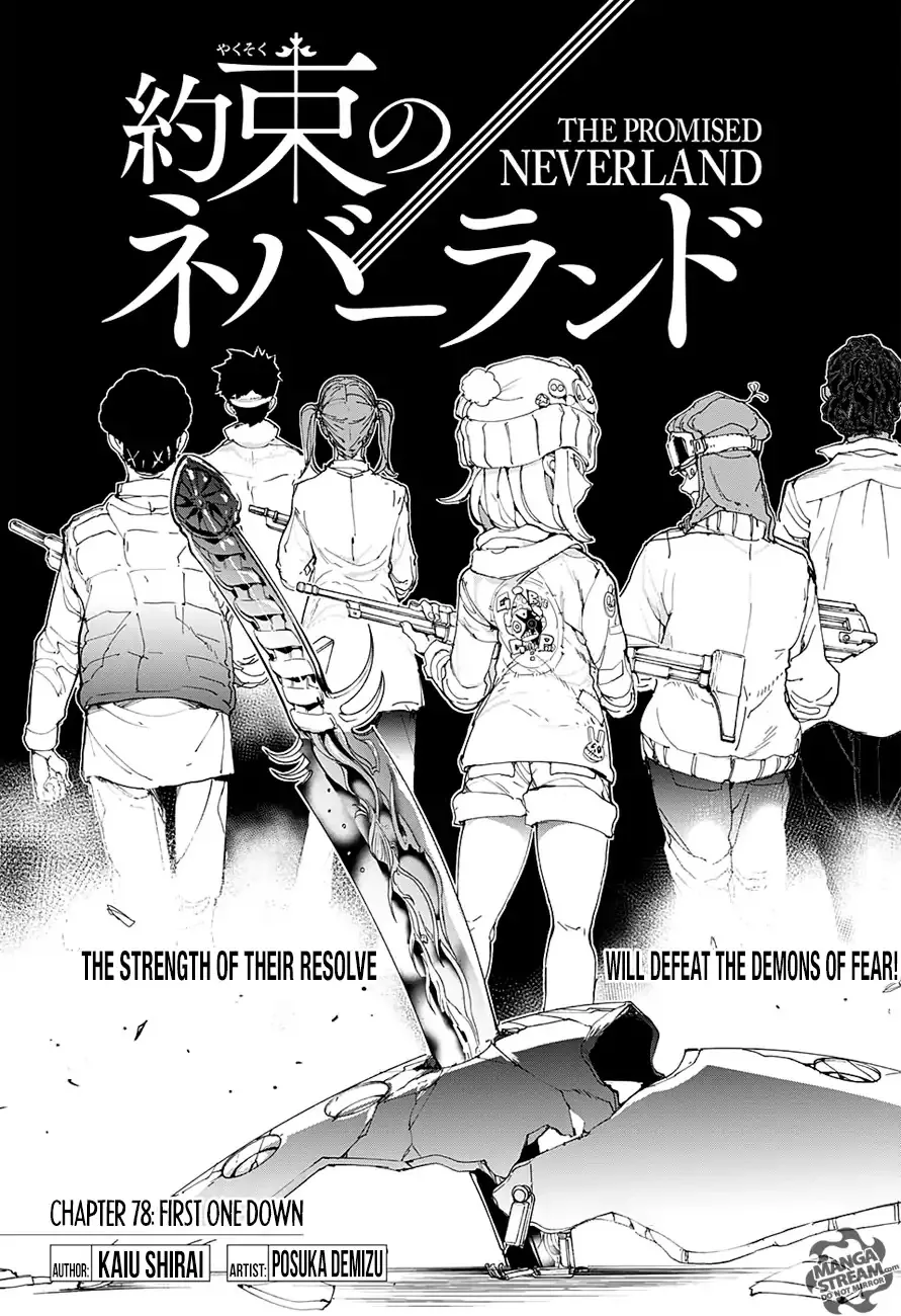 Read Yakusoku no Neverland Chapter 78 - First One Down Online