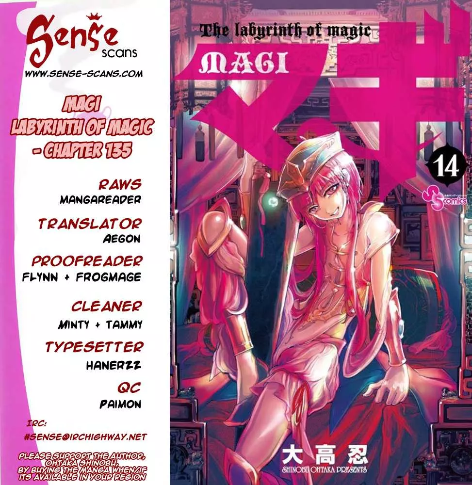 Read Magi – Labyrinth of Magic Chapter 135 - Travelling Alone Online