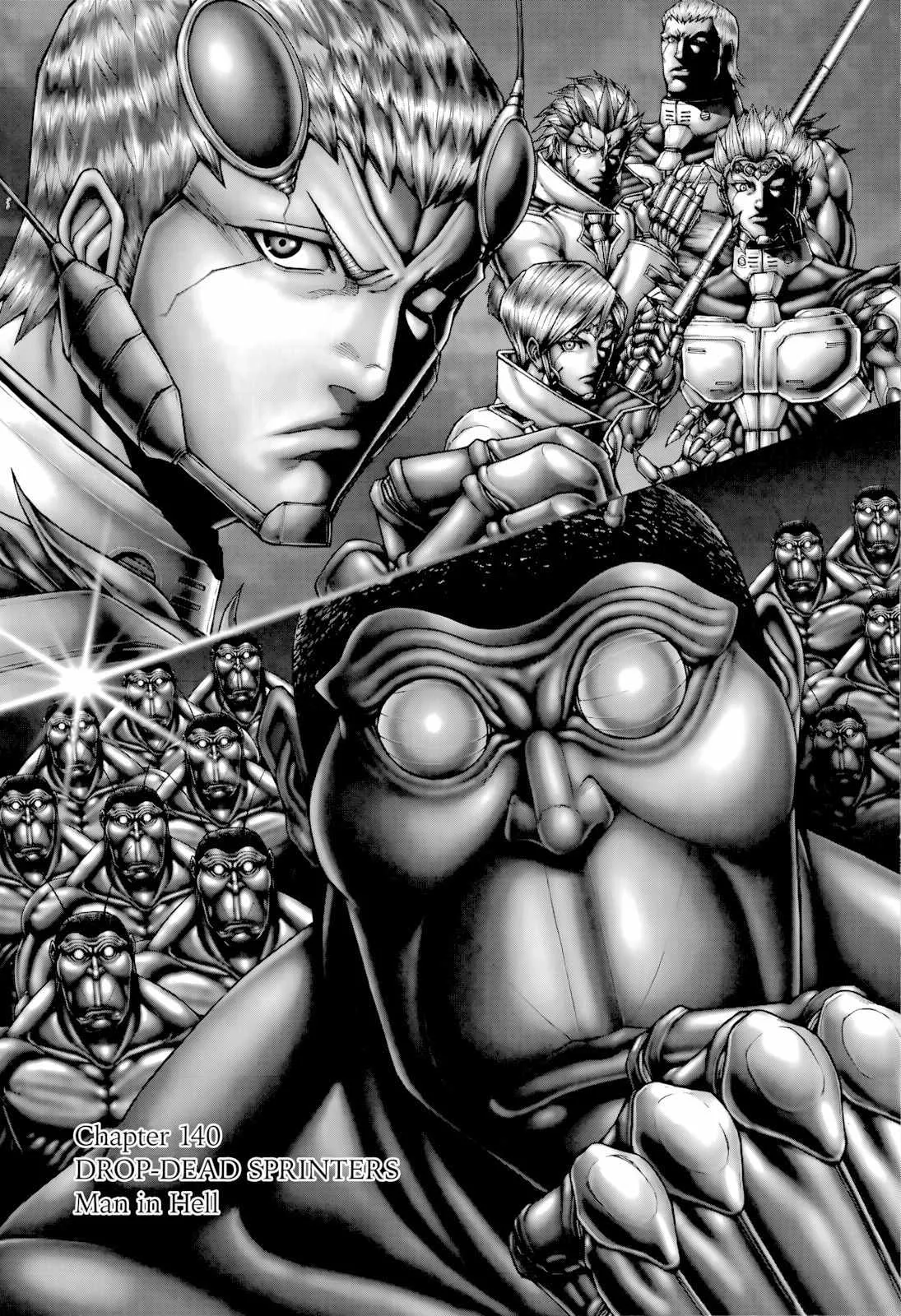 Read Terra Formars Chapter 140 - DROP-DEAD SPRINTERS: Humans in Hell Online