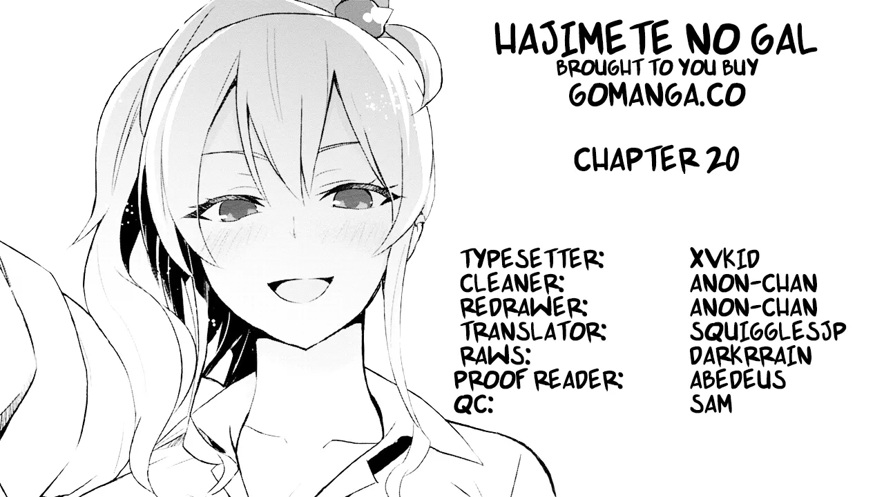 Read Hajimete no Gal Chapter 20 - The First Quarrel Online