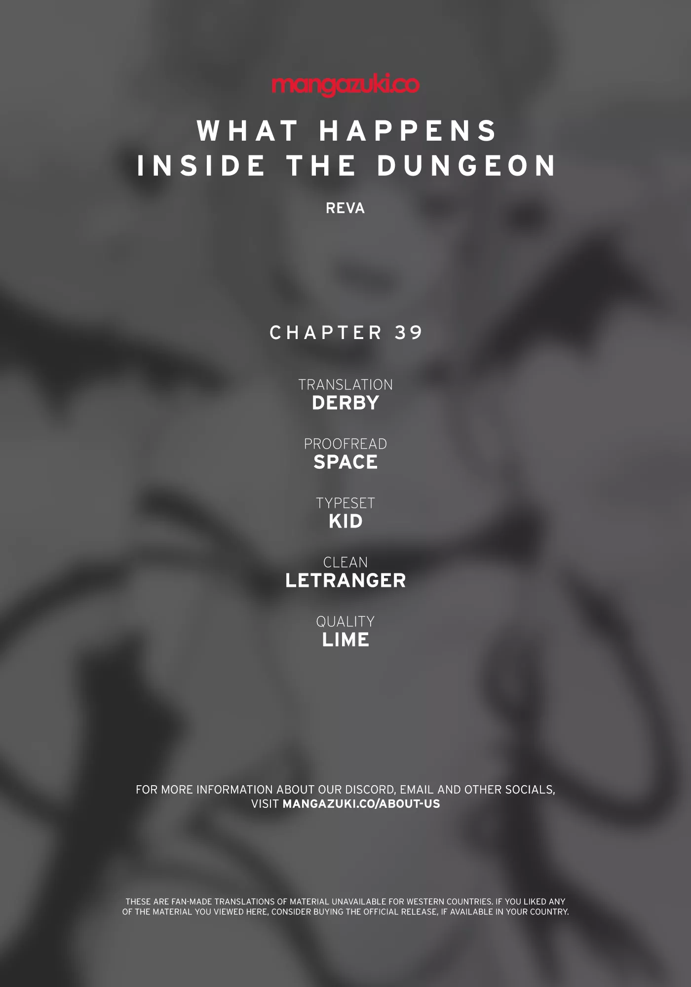 Read What Happens Inside the Dungeon Chapter 39 Online