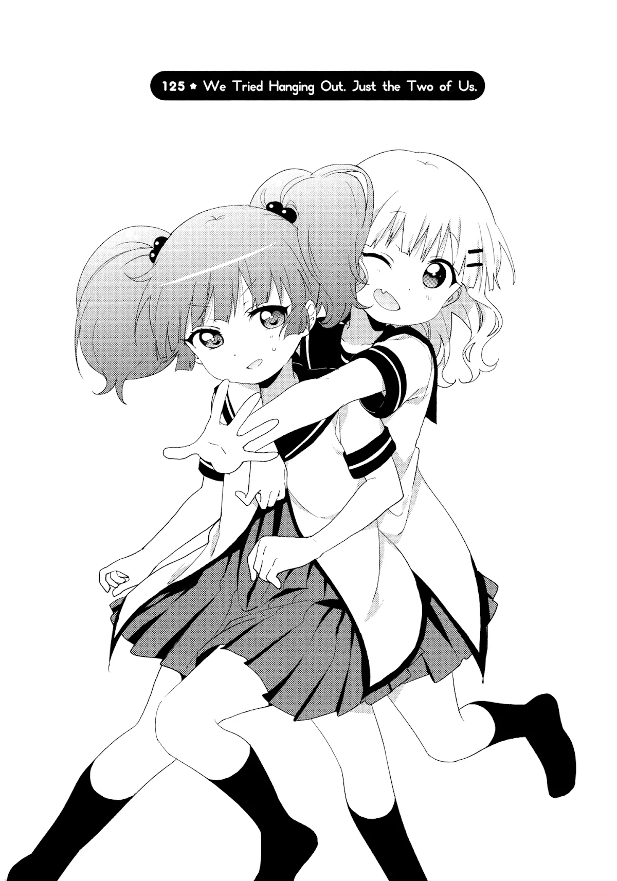 Read Yuru Yuri Chapter 125 - We Tried hanging Out. Just the Two of Us. Online