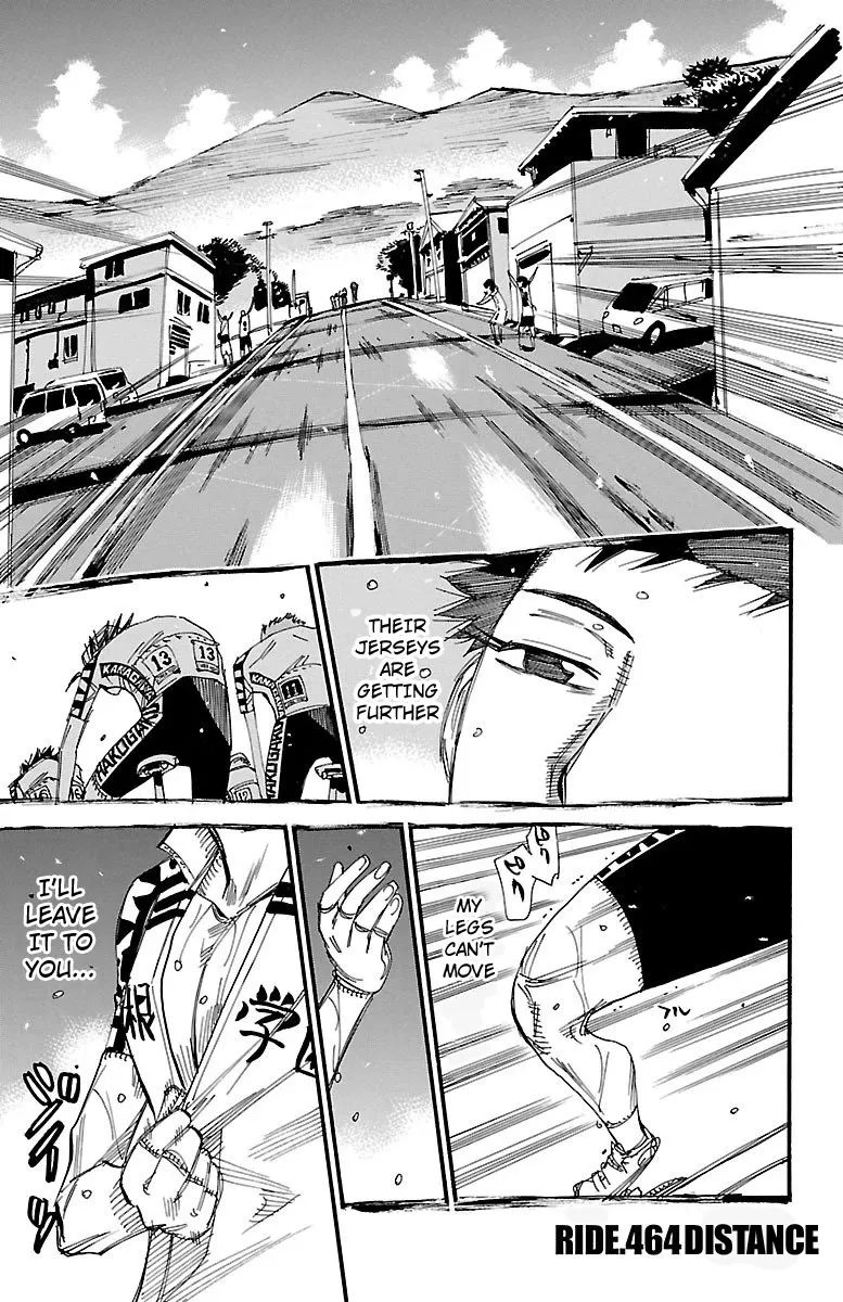 Read Yowamushi Pedal Chapter 464 - Distance Online