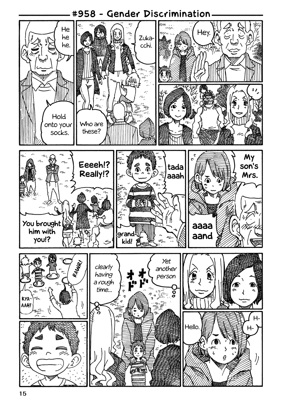 Read Hatarakanai Futari (The Jobless Siblings) Chapter 958 - Gender Discrimination Online