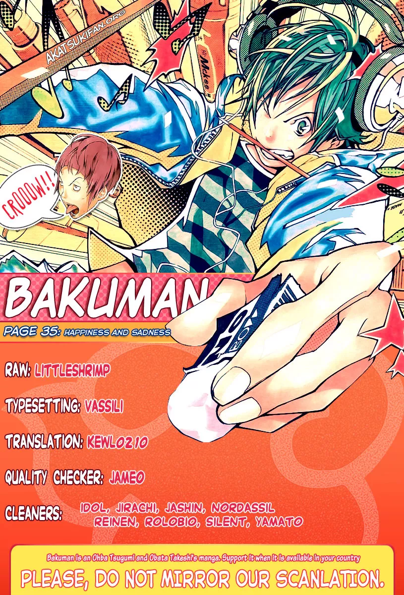 Read Bakuman Chapter 35 - Happiness and Sadness Online