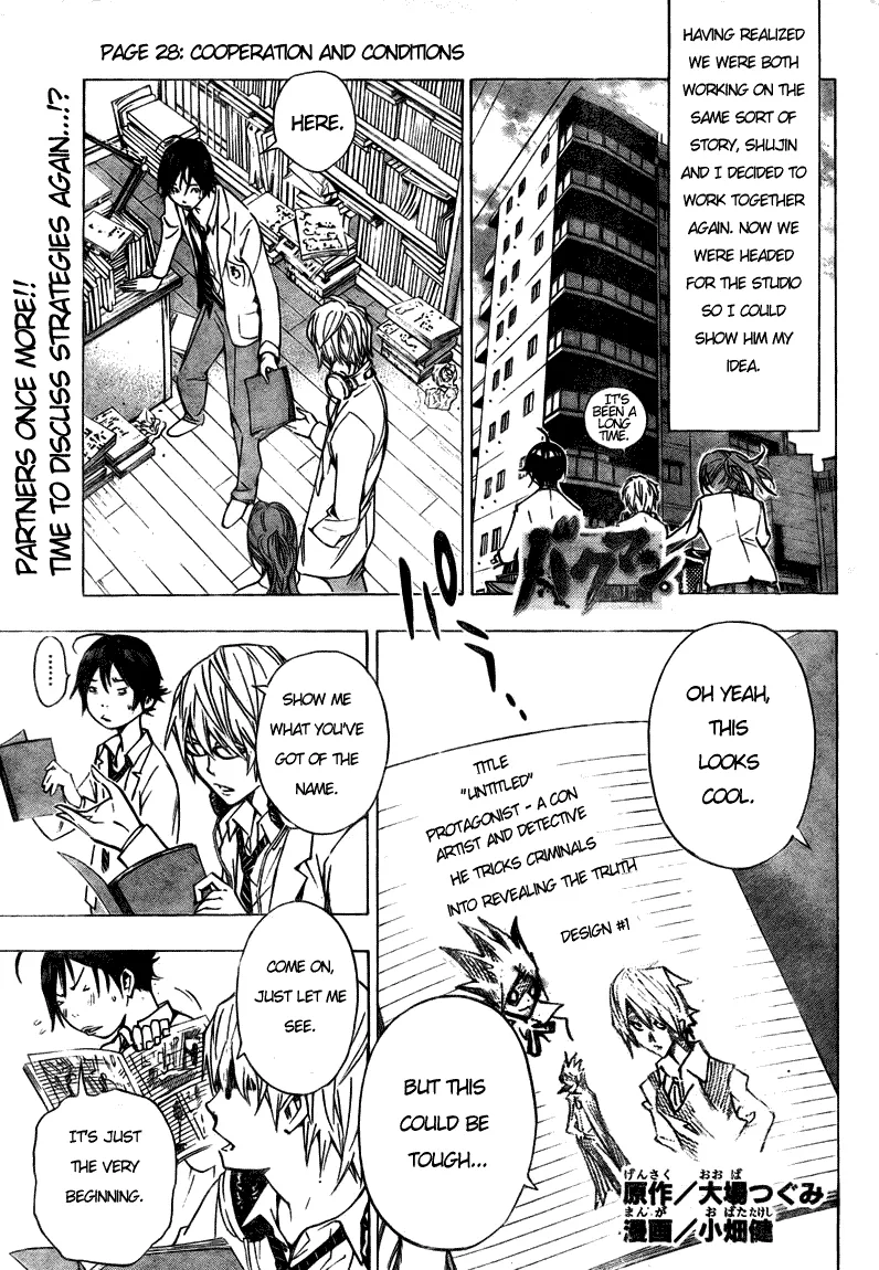 Read Bakuman Chapter 28 - Cooperation and Conditions Online