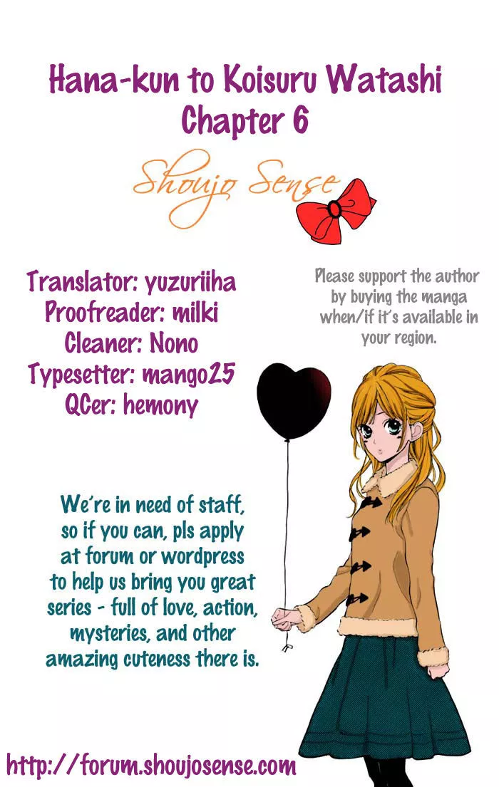 Read Hana-kun to Koisuru Watashi Chapter 6 - I Really Really Like Her Online