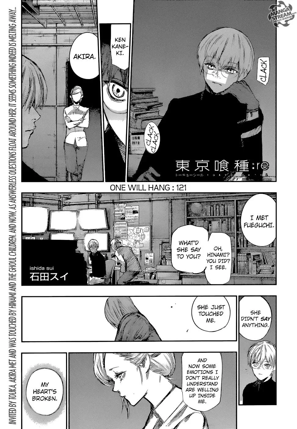 Read Tokyo Ghoul:re Chapter 121 - One Will Hang Online