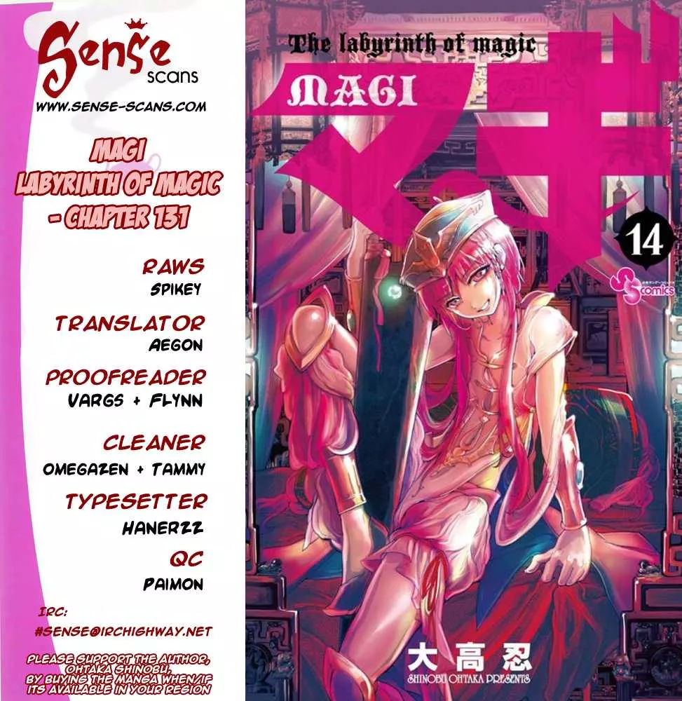 Read Magi – Labyrinth of Magic Chapter 131 - Bitter Enemy Online