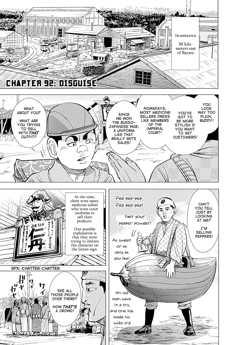 Read Golden Kamuy Chapter 92 - Disguise Online