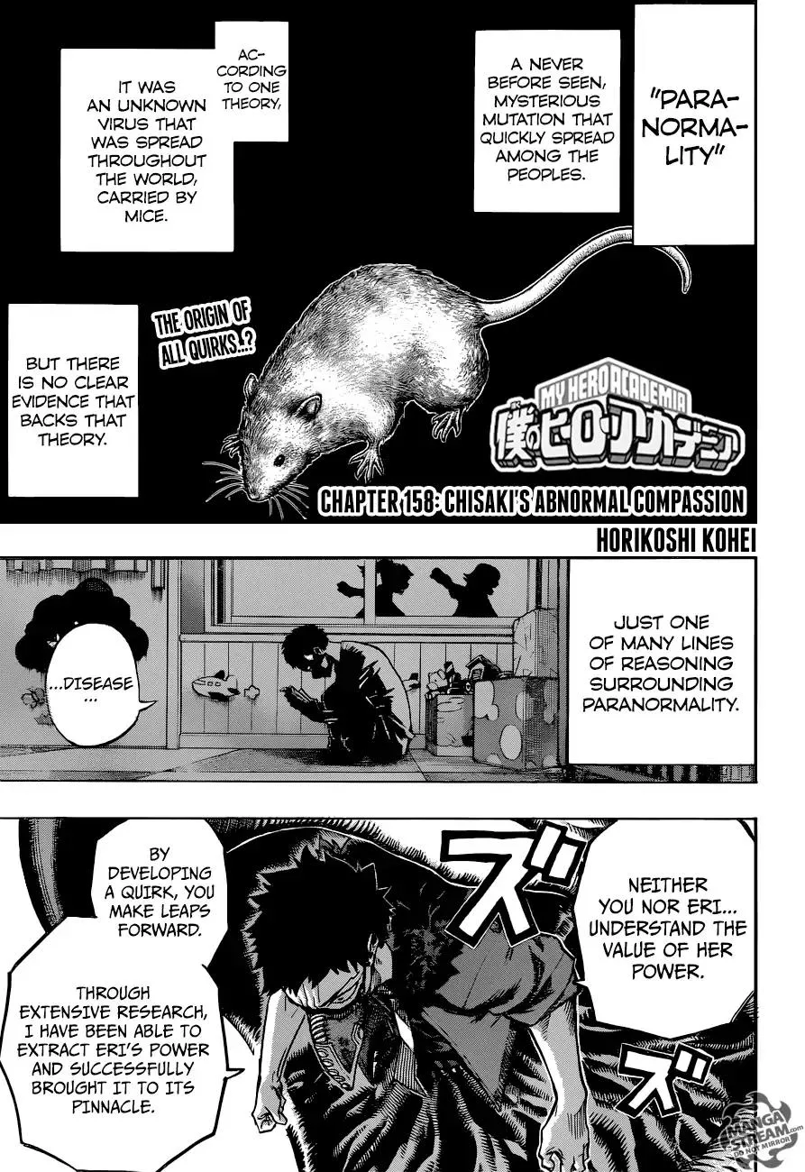 Read Boku no Hero Academia Chapter 158 - Chisaki's Abnormal Compassion Online