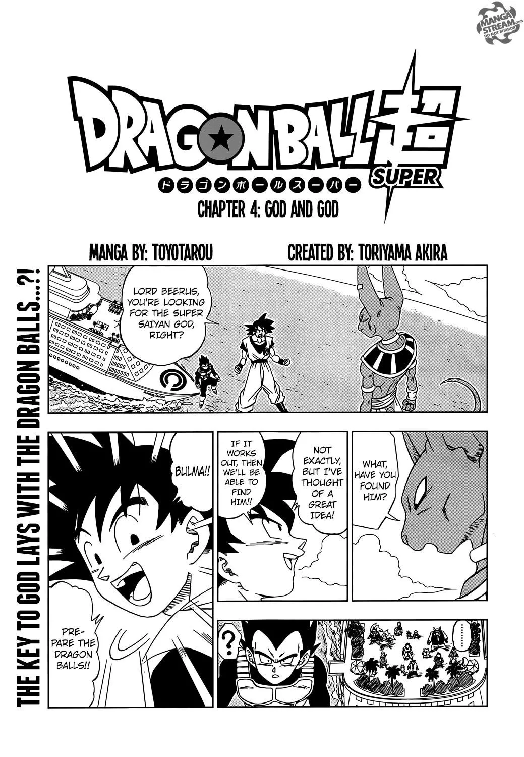 Read Dragon Ball Super Chapter 4 Online