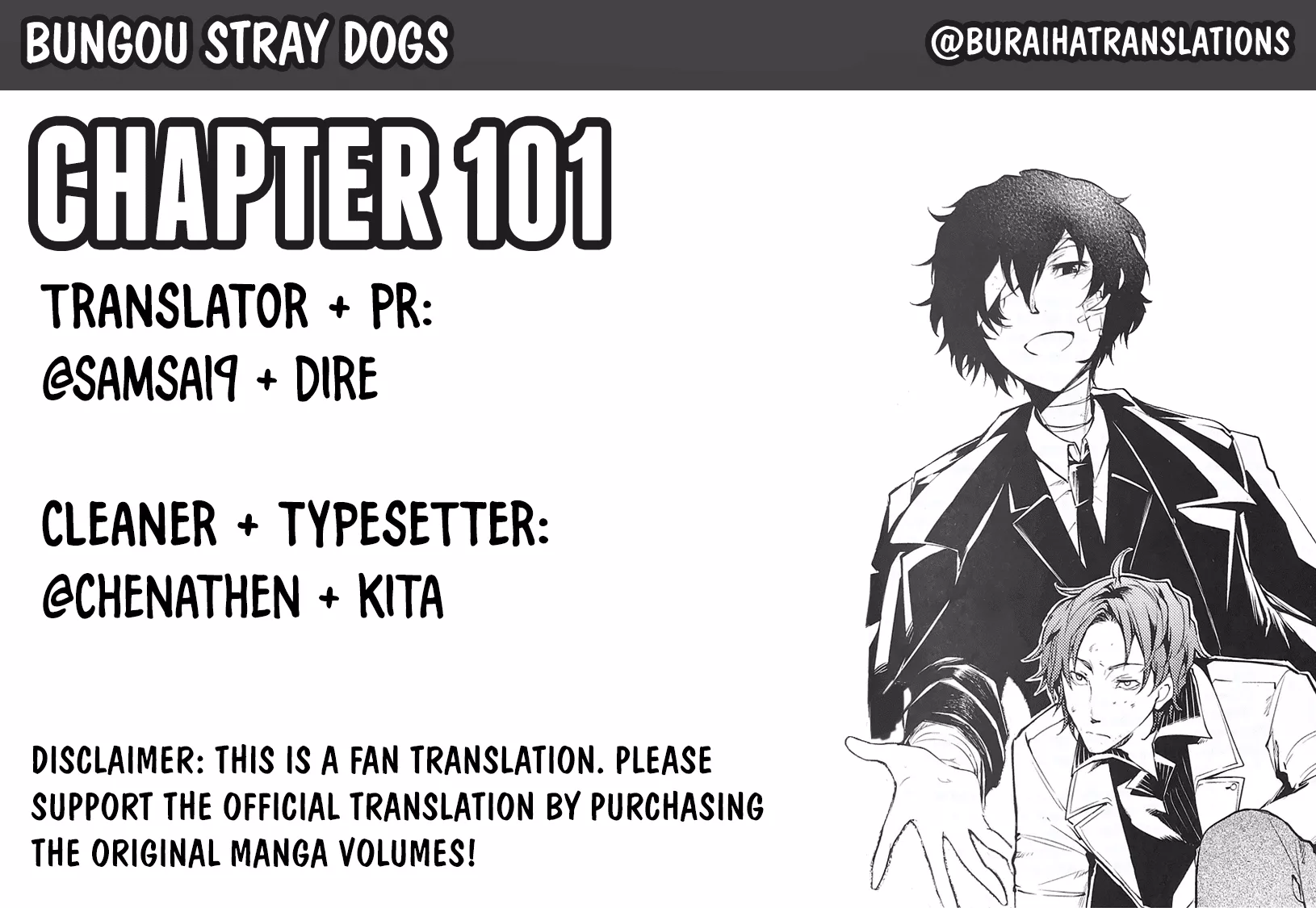 Read Bungou Stray Dogs Chapter 101 - Sinking to the Bottom Online