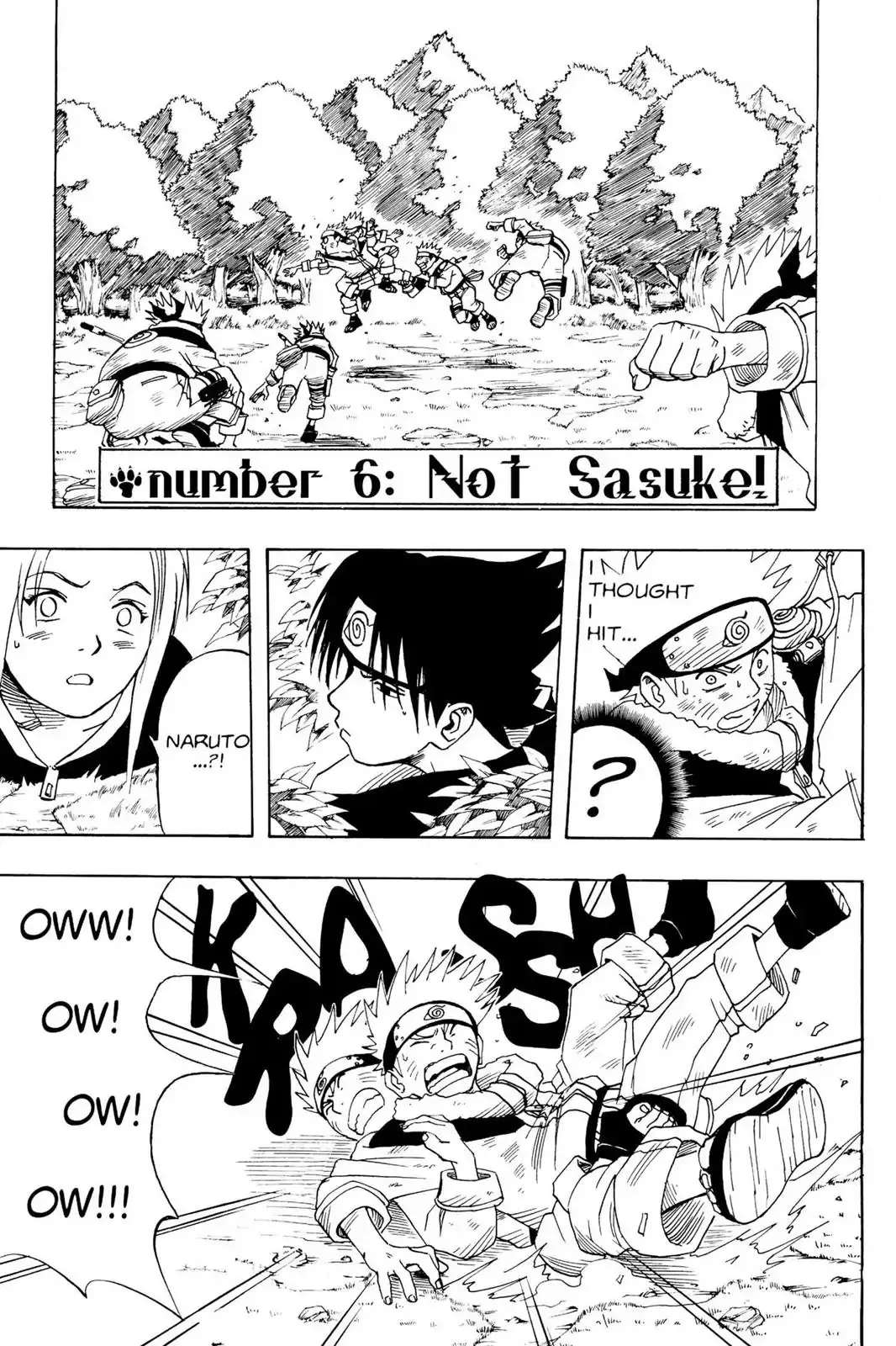 Read Naruto Chapter 6 - Not Sasuke! Online