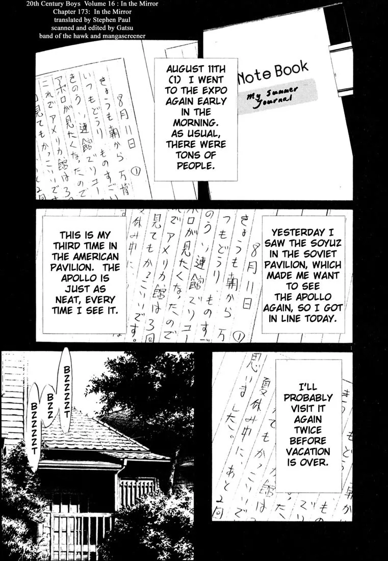 Read 20th Century Boys Chapter 173 - In the Mirror Online