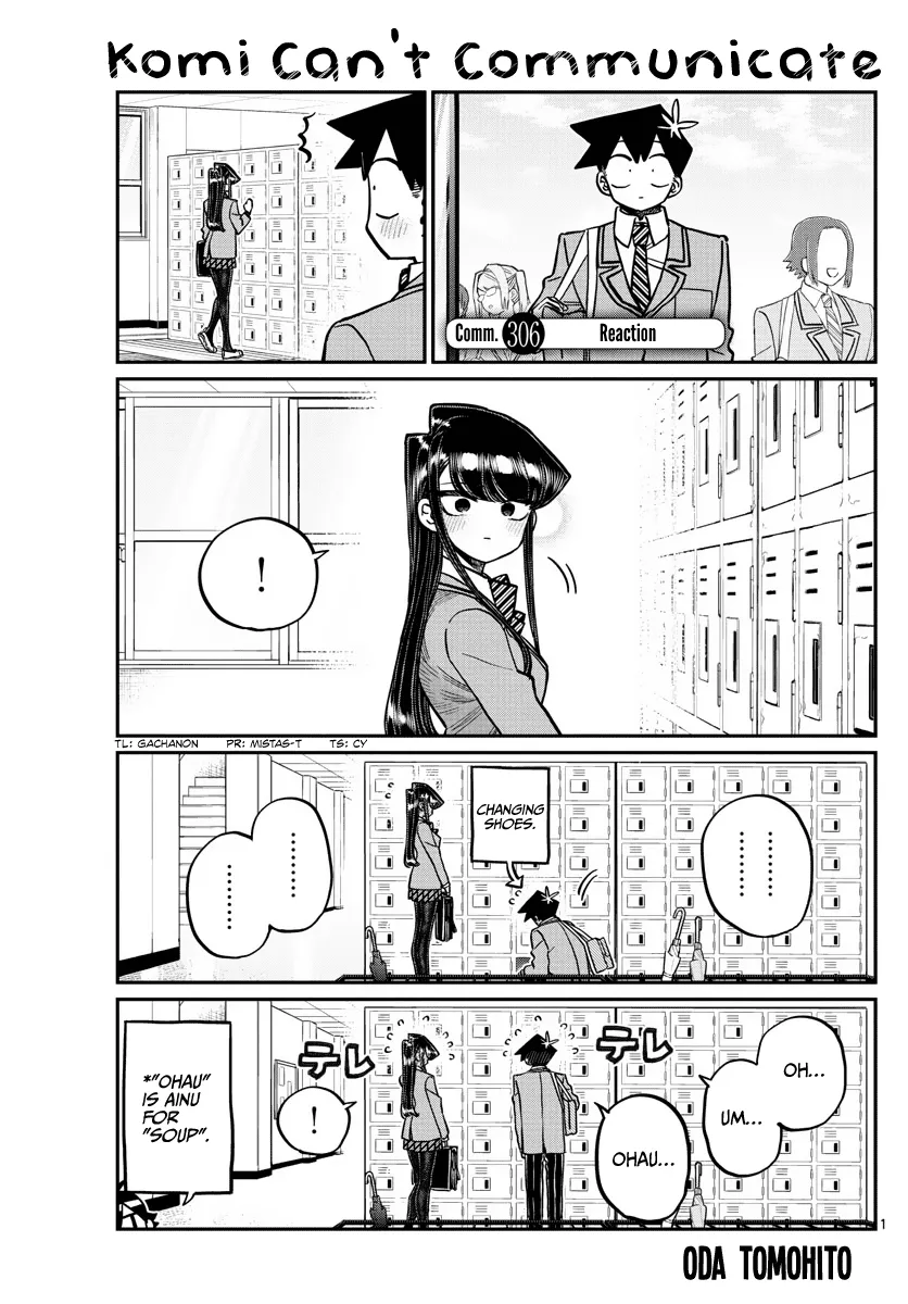 Read Komi-san wa Komyushou Desu Chapter 306 - Reaction Online