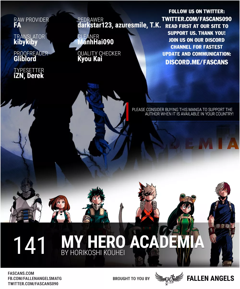 Read Boku no Hero Academia Chapter 141 - The Cleansing Salvo: Behind Online