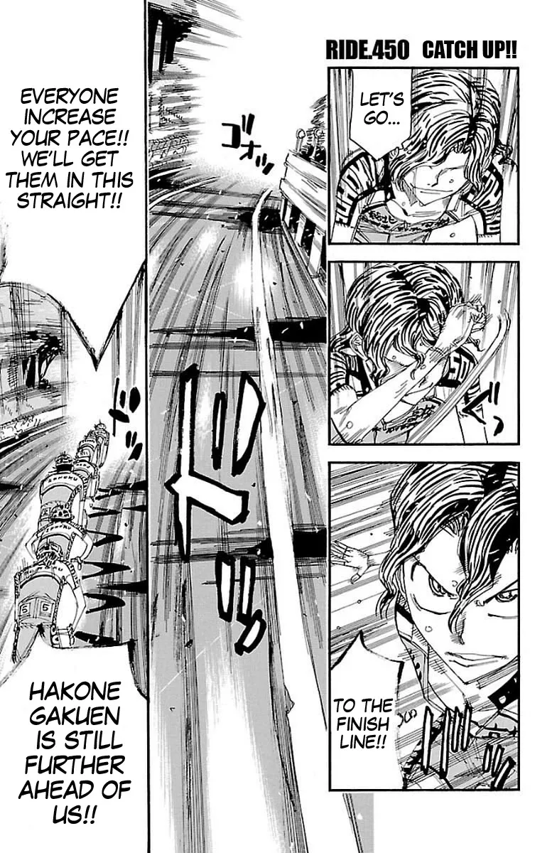 Read Yowamushi Pedal Chapter 450 - Catch up!! Online