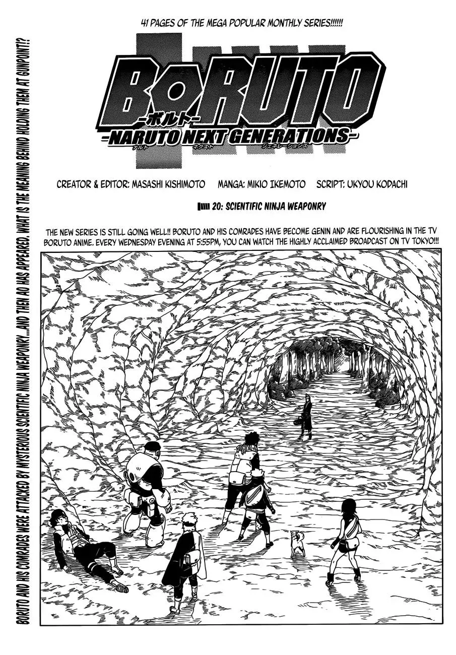 Read Boruto: Naruto Next Generations Chapter 20 - Scientific Ninja Weaponry Online